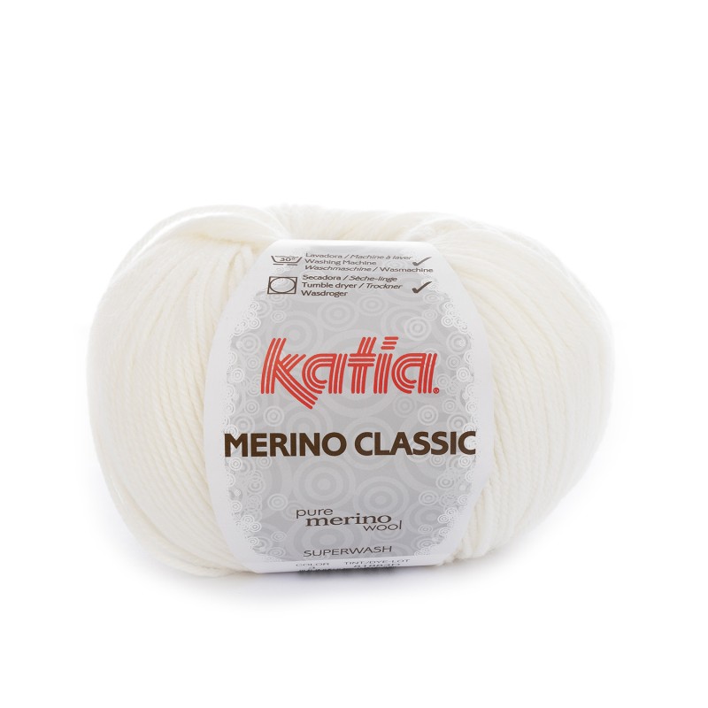 LANA MERINO CLASSIC 52% Merino Superwash - 48% Acrílico 100g