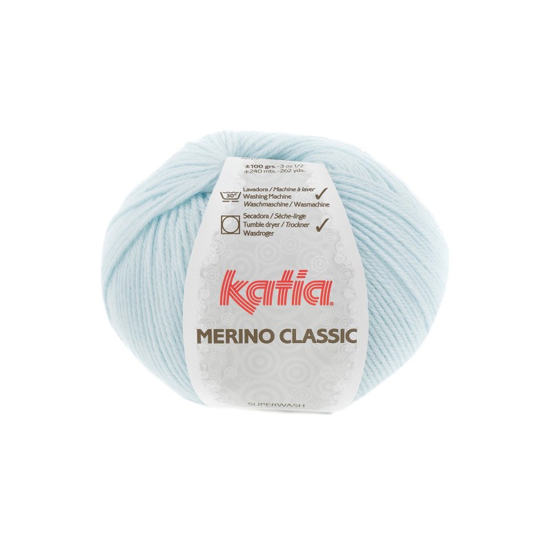 LANA MERINO CLASSIC 52% Merino Superwash - 48% Acrílico 100g