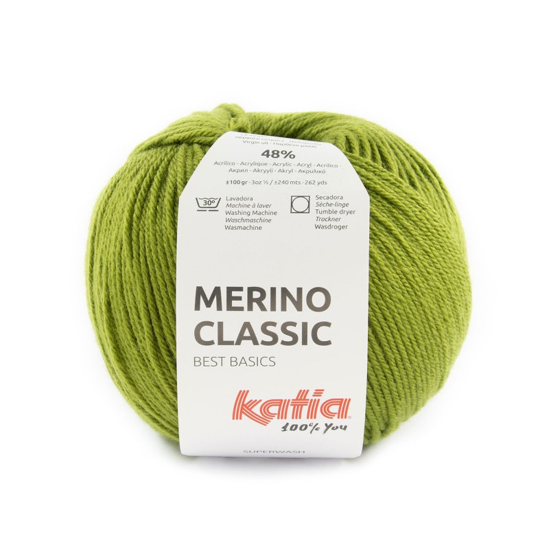 LANA MERINO CLASSIC 52% Merino Superwash - 48% Acrílico 100g