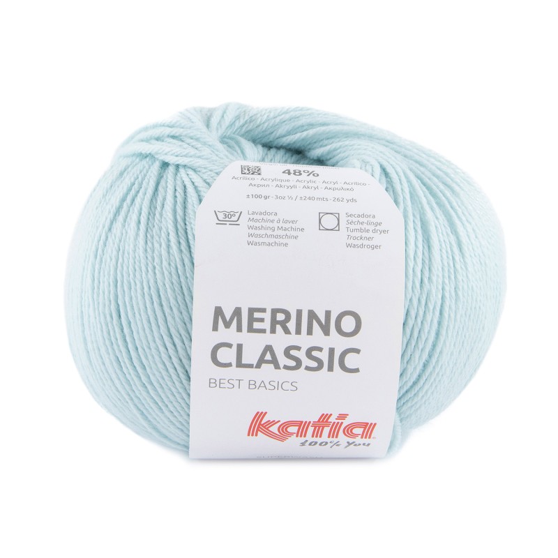 LANA MERINO CLASSIC 52% Merino Superwash - 48% Acrílico 100g