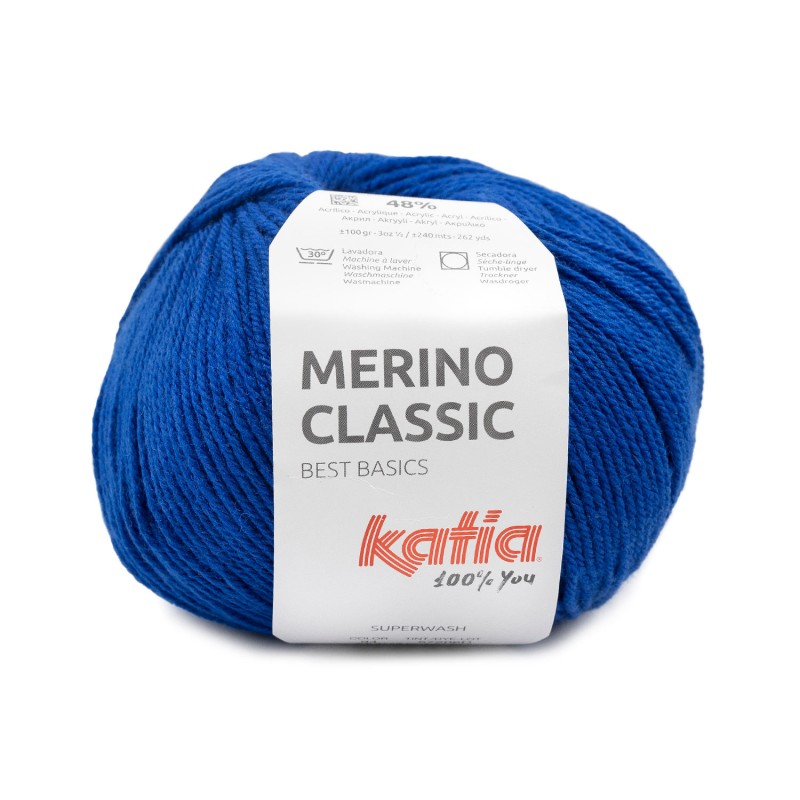 LANA MERINO CLASSIC 52% Merino Superwash - 48% Acrílico 100g