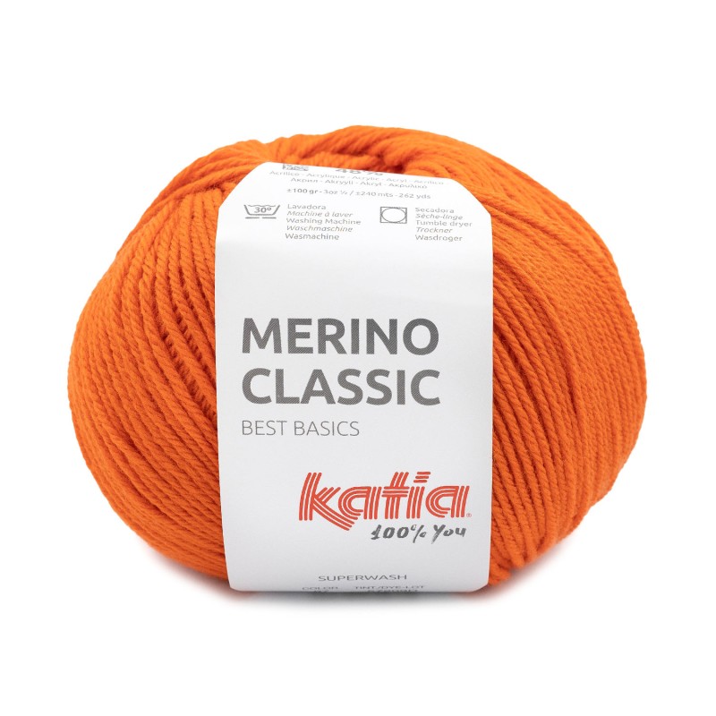 LANA MERINO CLASSIC 52% Merino Superwash - 48% Acrílico 100g