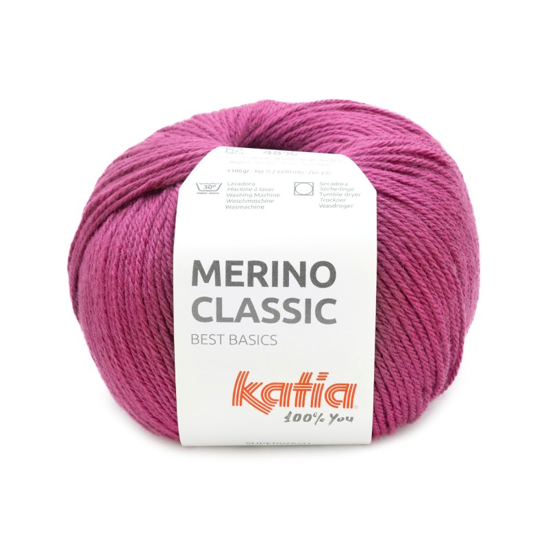 LANA MERINO CLASSIC 52% Merino Superwash - 48% Acrílico 100g