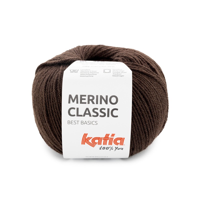 LANA MERINO CLASSIC 52% Merino Superwash - 48% Acrílico 100g