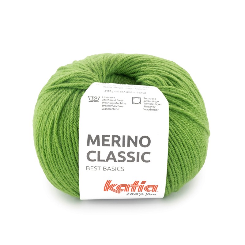 LANA MERINO CLASSIC 52% Merino Superwash - 48% Acrílico 100g