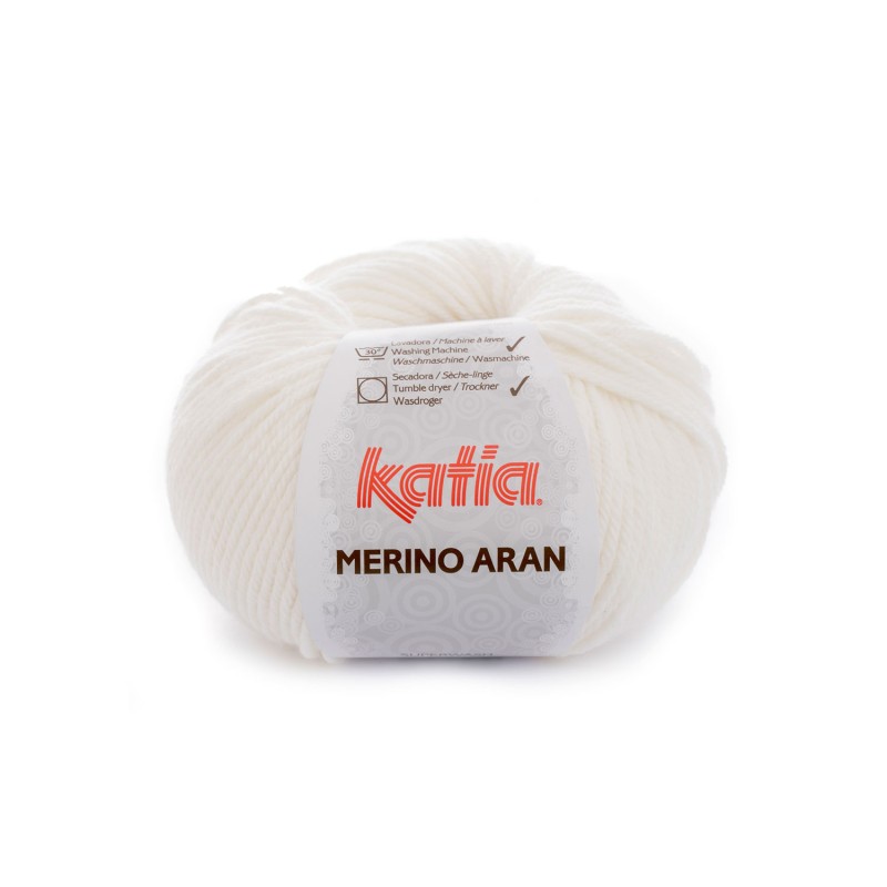 LANA MERINO ARAN 52% Merino Superwash - 48% Acrílico 100 g
