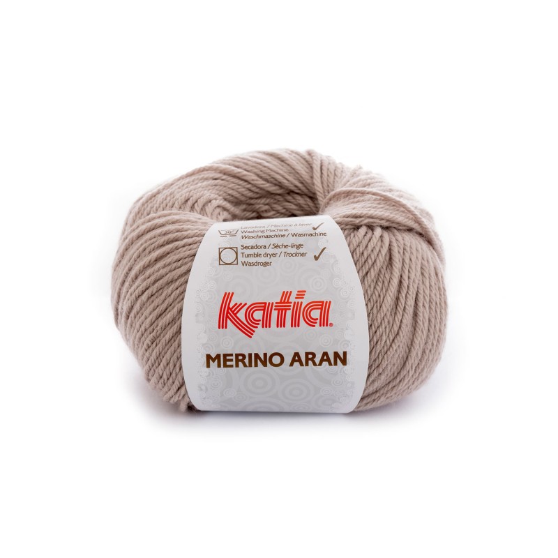 LANA MERINO ARAN 52% Merino Superwash - 48% Acrílico 100 g
