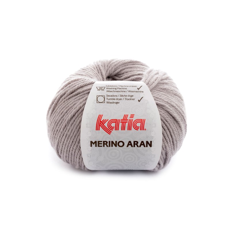 LANA MERINO ARAN 52% Merino Superwash - 48% Acrílico 100 g