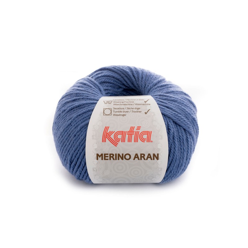 LANA MERINO ARAN 52% Merino Superwash - 48% Acrílico 100 g
