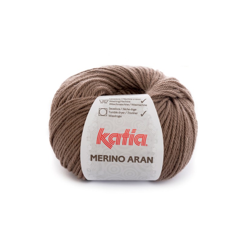 LANA MERINO ARAN 52% Merino Superwash - 48% Acrílico 100 g