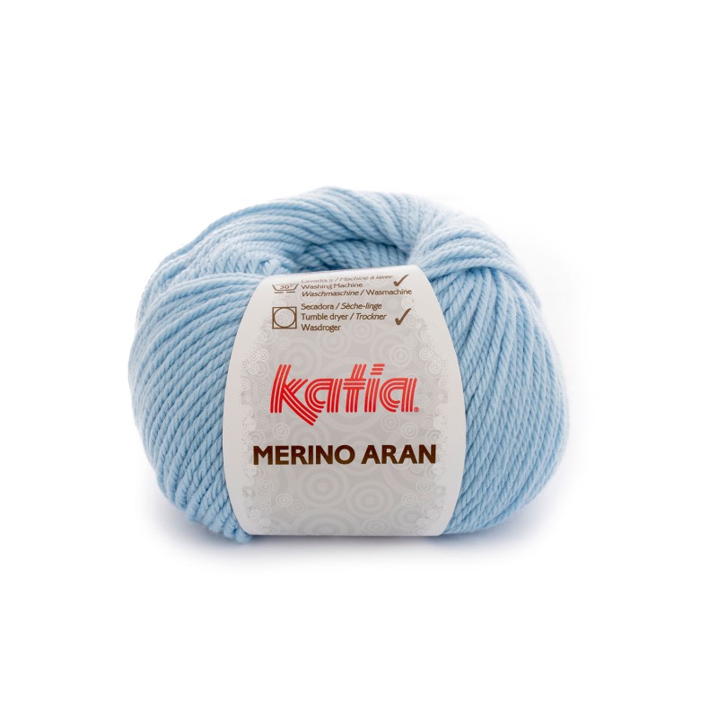 LANA MERINO ARAN 52% Merino Superwash - 48% Acrílico 100 g