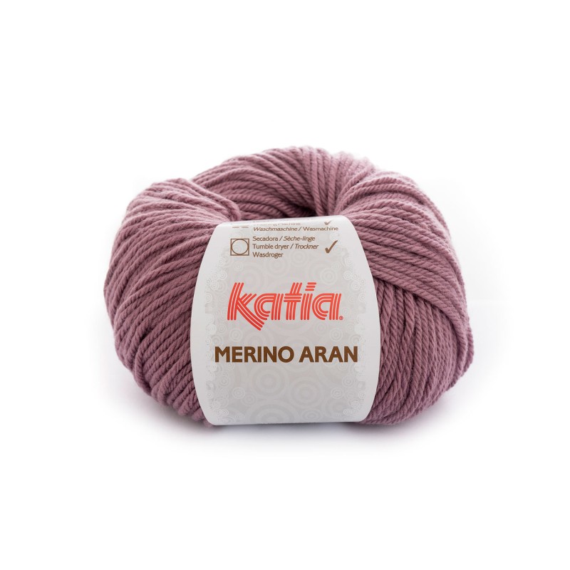 LANA MERINO ARAN 52% Merino Superwash - 48% Acrílico 100 g