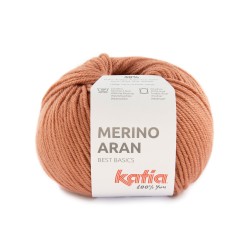 LANA MERINO ARAN 52% Merino Superwash - 48% Acrílico 100 g