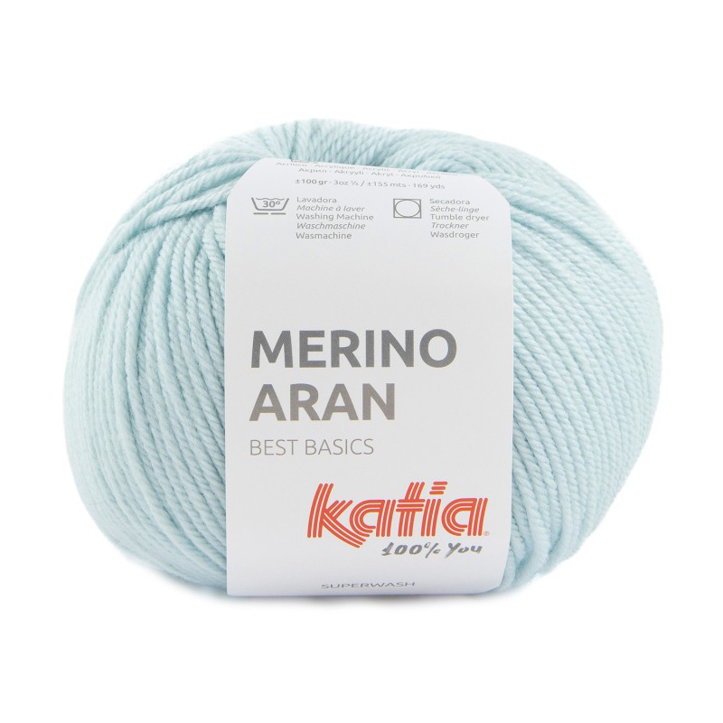 LANA MERINO ARAN 52% Merino Superwash - 48% Acrílico 100 g
