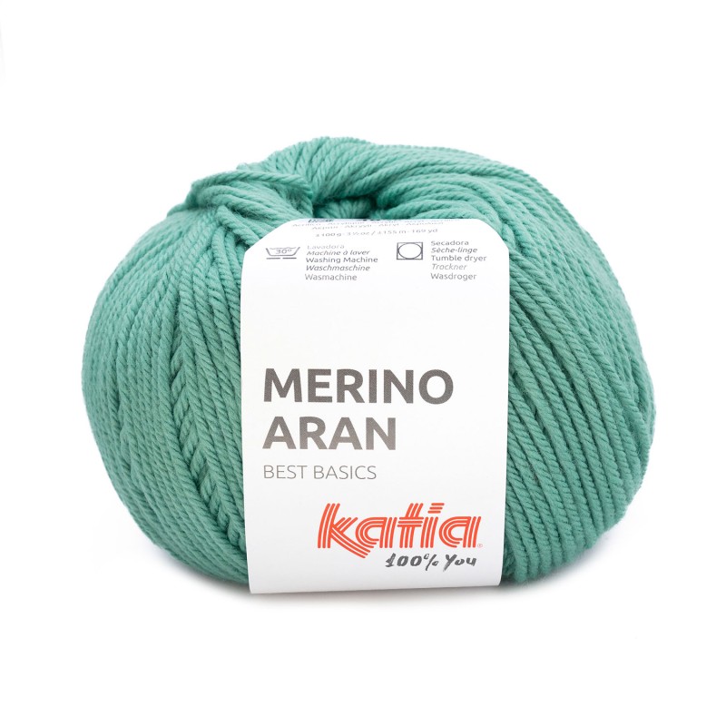 LANA MERINO ARAN 52% Merino Superwash - 48% Acrílico 100 g