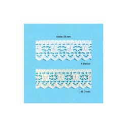 ENCAJE PERLE ANCHO 35 MM.