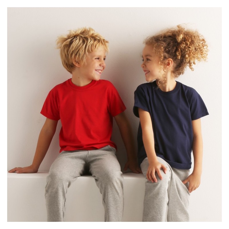 Camiseta básica unisex algodón