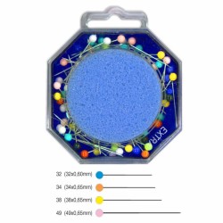 Alfiler Cabeza Plástico...